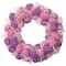 Glittered Pink and Purple Easter Egg Wreath 20&#x22; Unlit